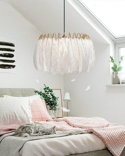 Diff Feather Round Chandelier-DF2215