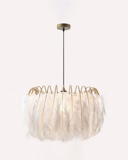 Diff Feather Round Chandelier-DF2215