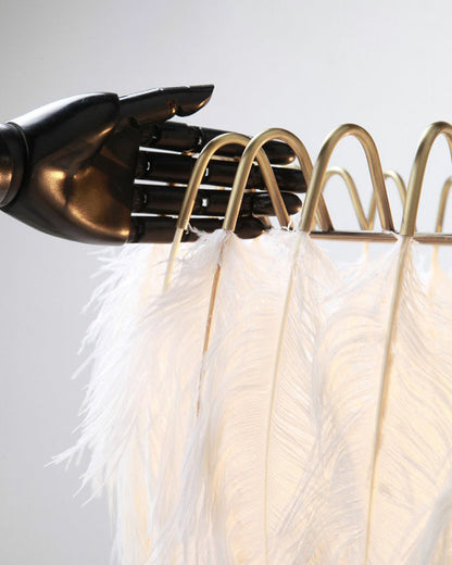 Diff Feather Round Chandelier-DF2215