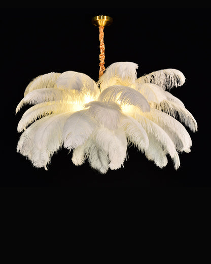 Diff Palm Feather Chandelier-DF2216