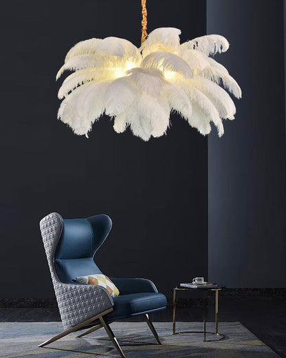 Diff Palm Feather Chandelier-DF2216