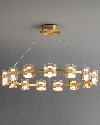 Diff Circular Glass Chandelier-DF2218