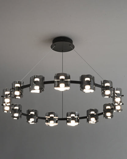 Diff Circular Glass Chandelier-DF2218