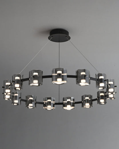Diff Circular Glass Chandelier-DF2218
