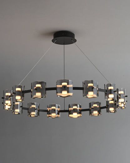 Diff Circular Glass Chandelier-DF2218