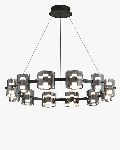 Diff Circular Glass Chandelier-DF2218