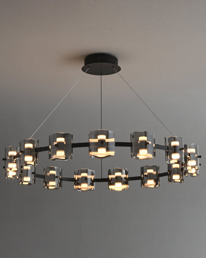 Diff Circular Glass Chandelier-DF2218