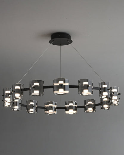Diff Circular Glass Chandelier-DF2218