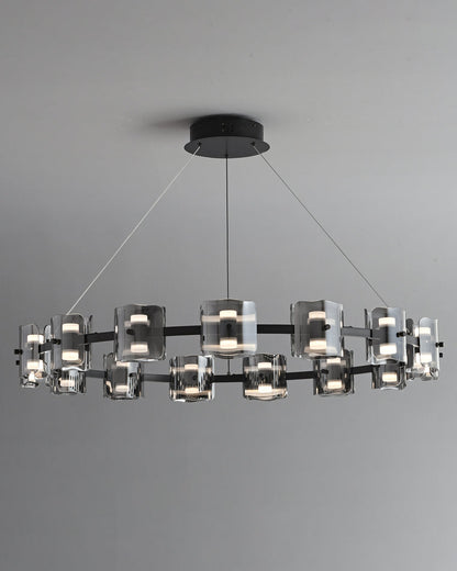 Diff Circular Glass Chandelier-DF2218