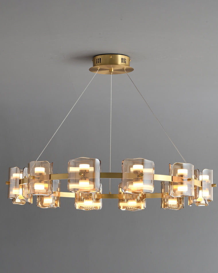 Diff Circular Glass Chandelier-DF2218