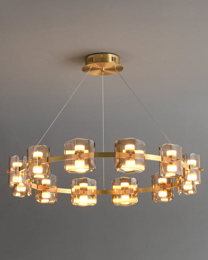 Diff Circular Glass Chandelier-DF2218