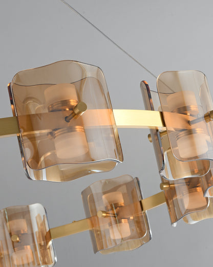Diff Circular Glass Chandelier-DF2218
