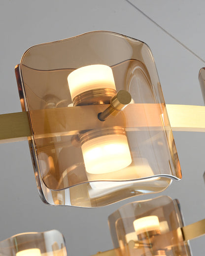 Diff Circular Glass Chandelier-DF2218