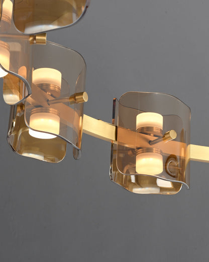 Diff Circular Glass Chandelier-DF2218
