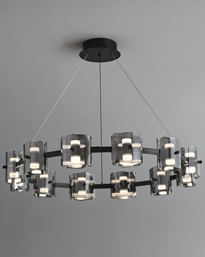Diff Circular Glass Chandelier-DF2218