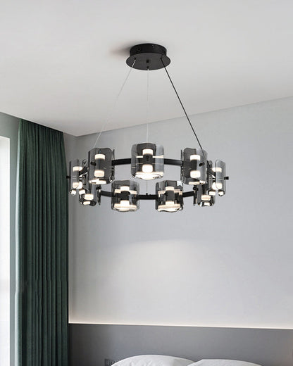 Diff Circular Glass Chandelier-DF2218