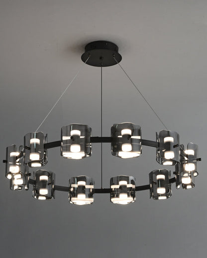Diff Circular Glass Chandelier-DF2218
