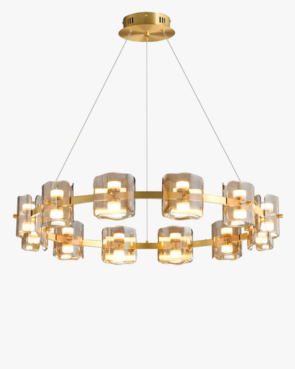 Diff Circular Glass Chandelier-DF2218