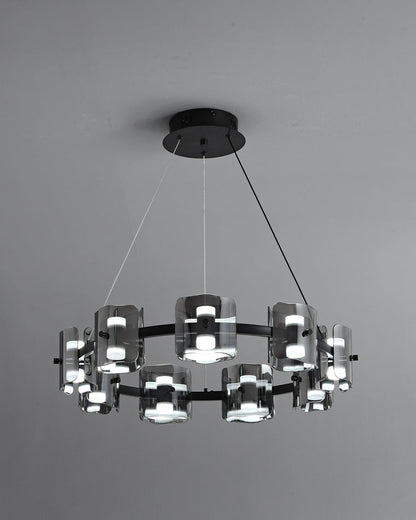 Diff Circular Glass Chandelier-DF2218