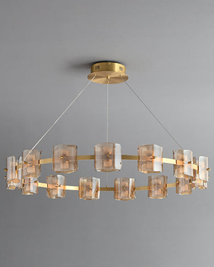 Diff Circular Glass Chandelier-DF2218