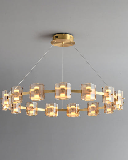 Diff Circular Glass Chandelier-DF2218