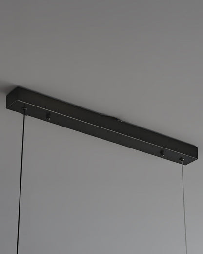 Diff Glass Brass Linear Chandelier-DF2219A