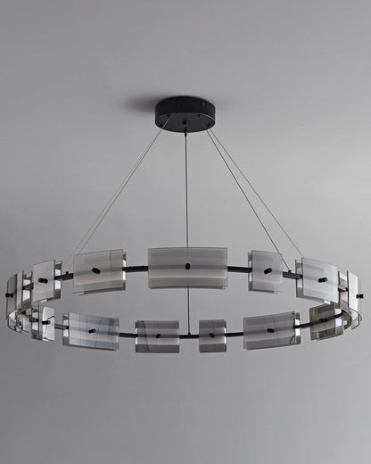 Diff Tiered Circles Glass Chandelier-DF2220