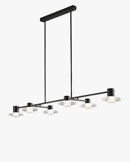 Diff Black Linear Chandelier-DF2222