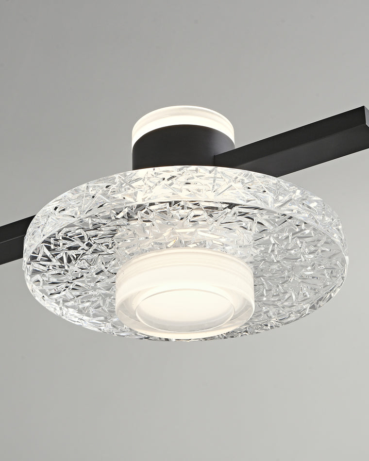 Diff Black Linear Chandelier-DF2222