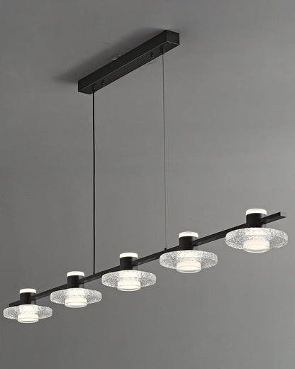 Diff Black Linear Chandelier-DF2222