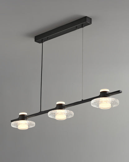 Diff Black Linear Chandelier-DF2222