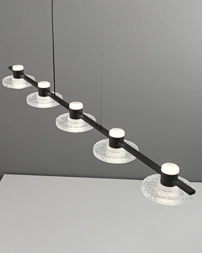 Diff Black Linear Chandelier-DF2222