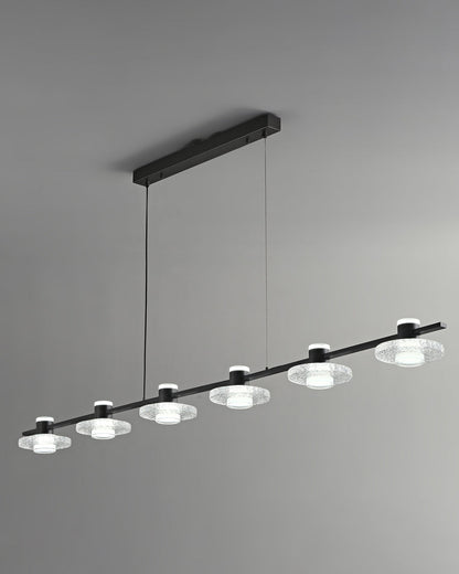 Diff Black Linear Chandelier-DF2222