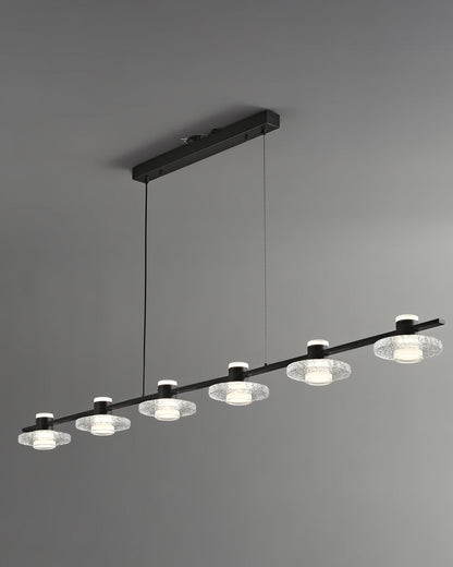 Diff Black Linear Chandelier-DF2222