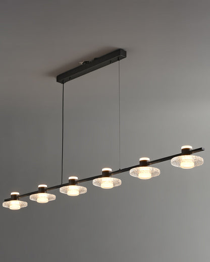Diff Black Linear Chandelier-DF2222