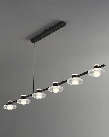 Diff Black Linear Chandelier-DF2222