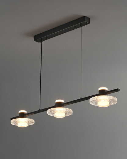 Diff Black Linear Chandelier-DF2222