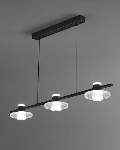 Diff Black Linear Chandelier-DF2222