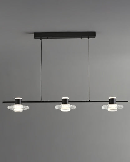 Diff Black Linear Chandelier-DF2222