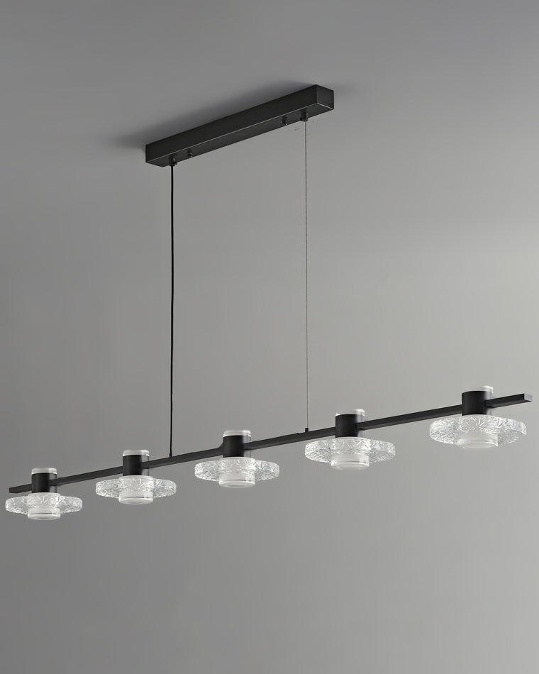 Diff Black Linear Chandelier-DF2222