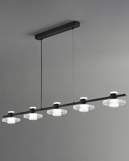 Diff Black Linear Chandelier-DF2222