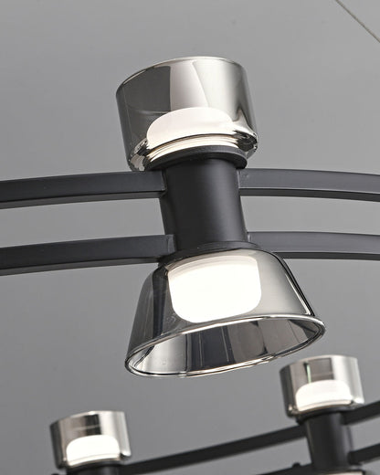 Diff Double Circular Brass Chandelier-DF2224