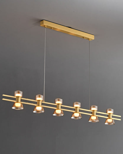 Diff Brass Linear Chandelier-DF2225