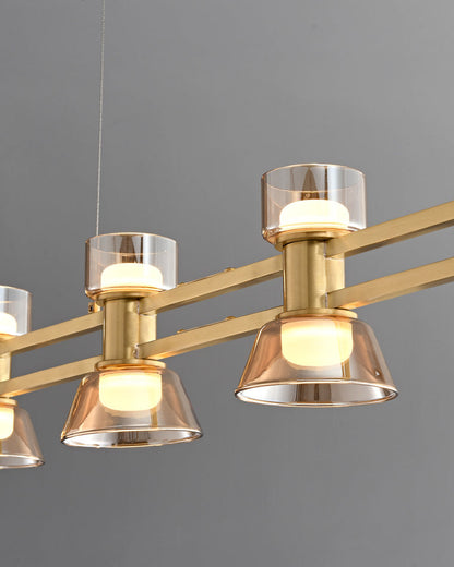 Diff Brass Linear Chandelier-DF2225