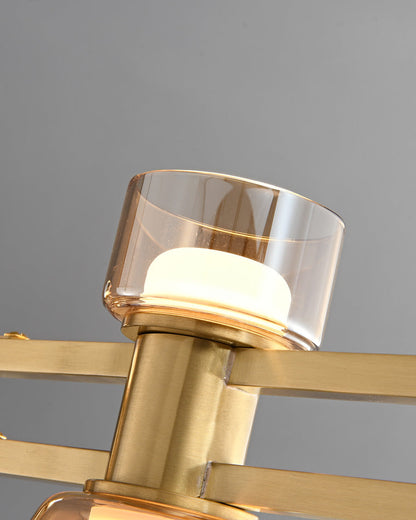 Diff Brass Linear Chandelier-DF2225