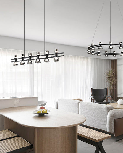 Diff Brass Linear Chandelier-DF2225