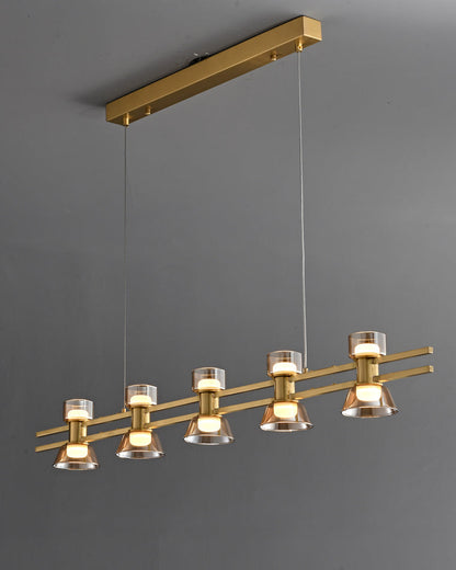 Diff Brass Linear Chandelier-DF2225