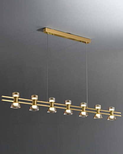 Diff Brass Linear Chandelier-DF2225