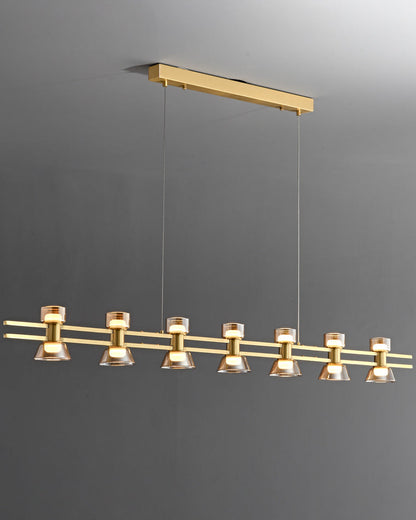 Diff Brass Linear Chandelier-DF2225