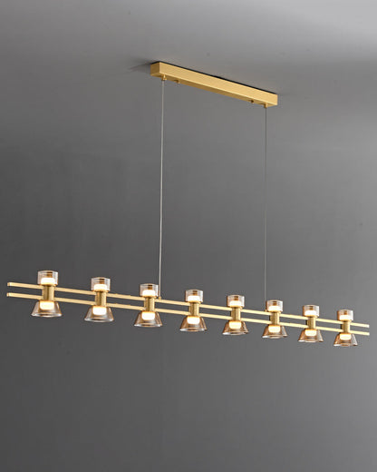Diff Brass Linear Chandelier-DF2225
